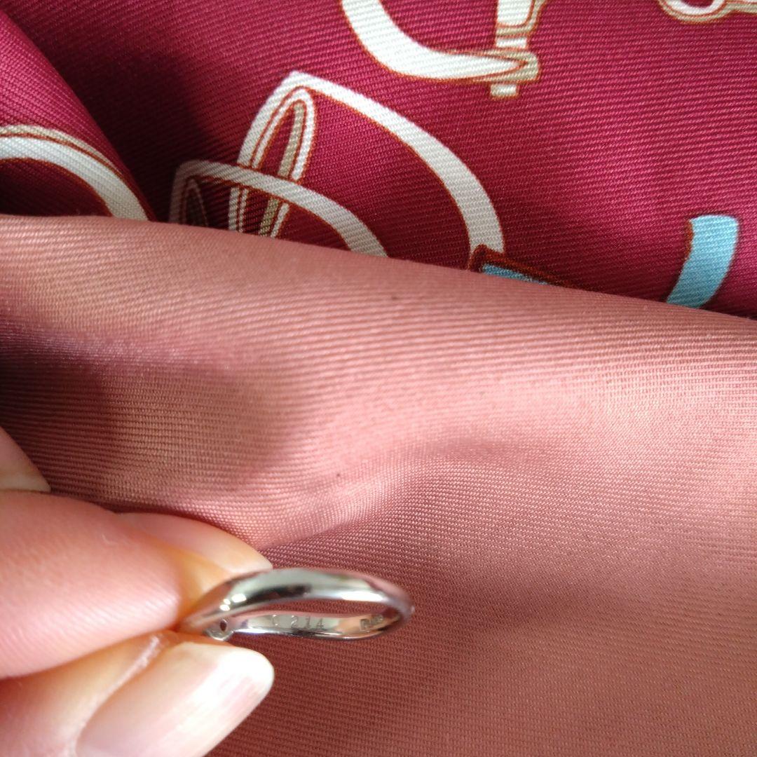 プラチナ900 天然ダイアモンドリング