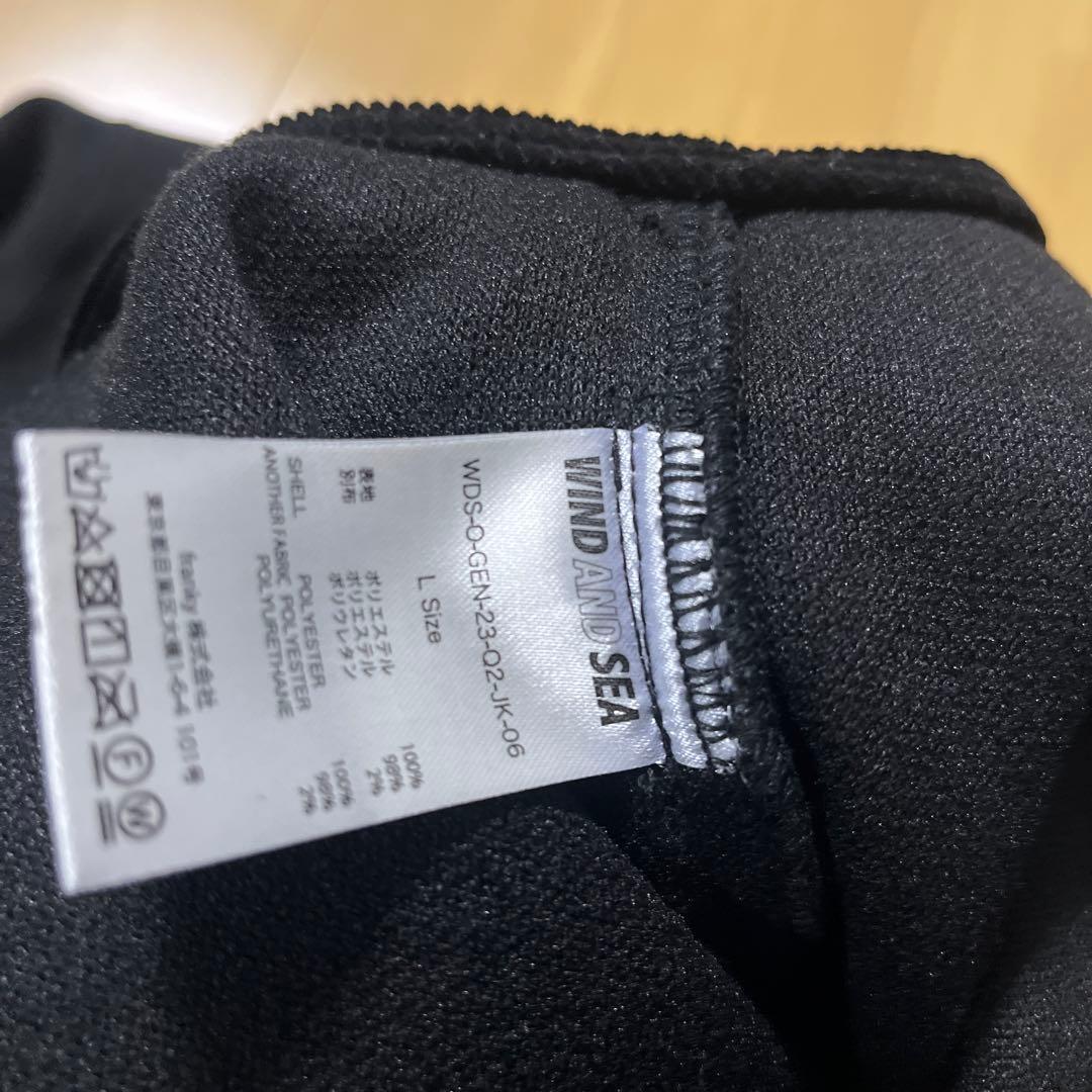 ウィンダンシー WIND&SEA L ロゴ 刺繍 厚手 シャツジャケット 羽織