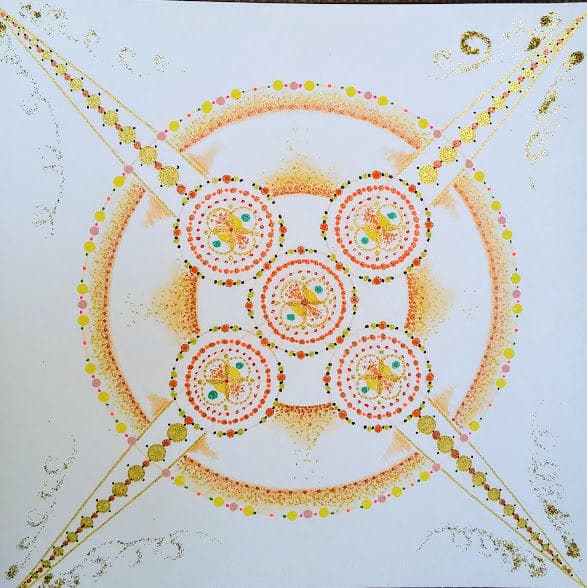 五十嵐由家の「パーソナル曼荼羅」あなたの波動を曼荼羅画へ転写します。