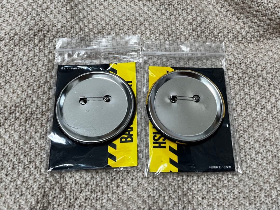 BANANAFISH バナナフィッシュ アベイル 缶バッジ　２点セット　アッシュ