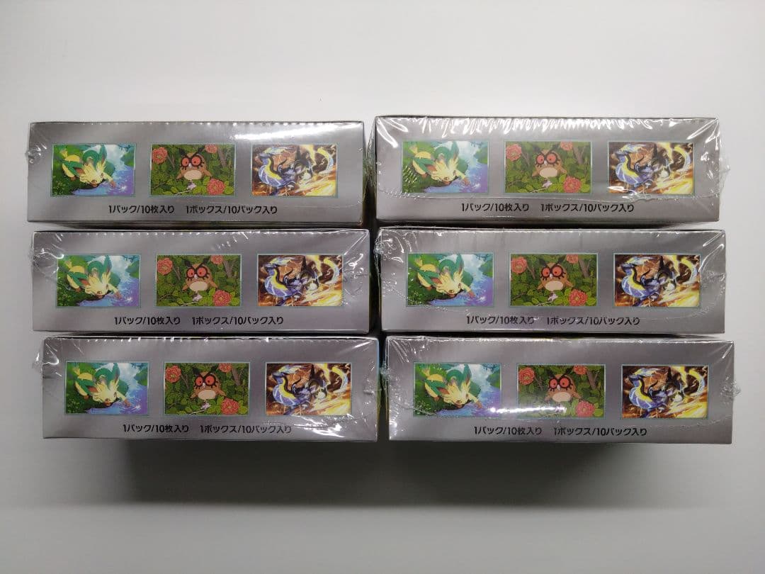 ポケモンカード　シュリンク付きテラスタルフェスex　6ボックスセット