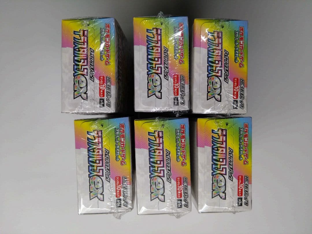 ポケモンカード　シュリンク付きテラスタルフェスex　6ボックスセット