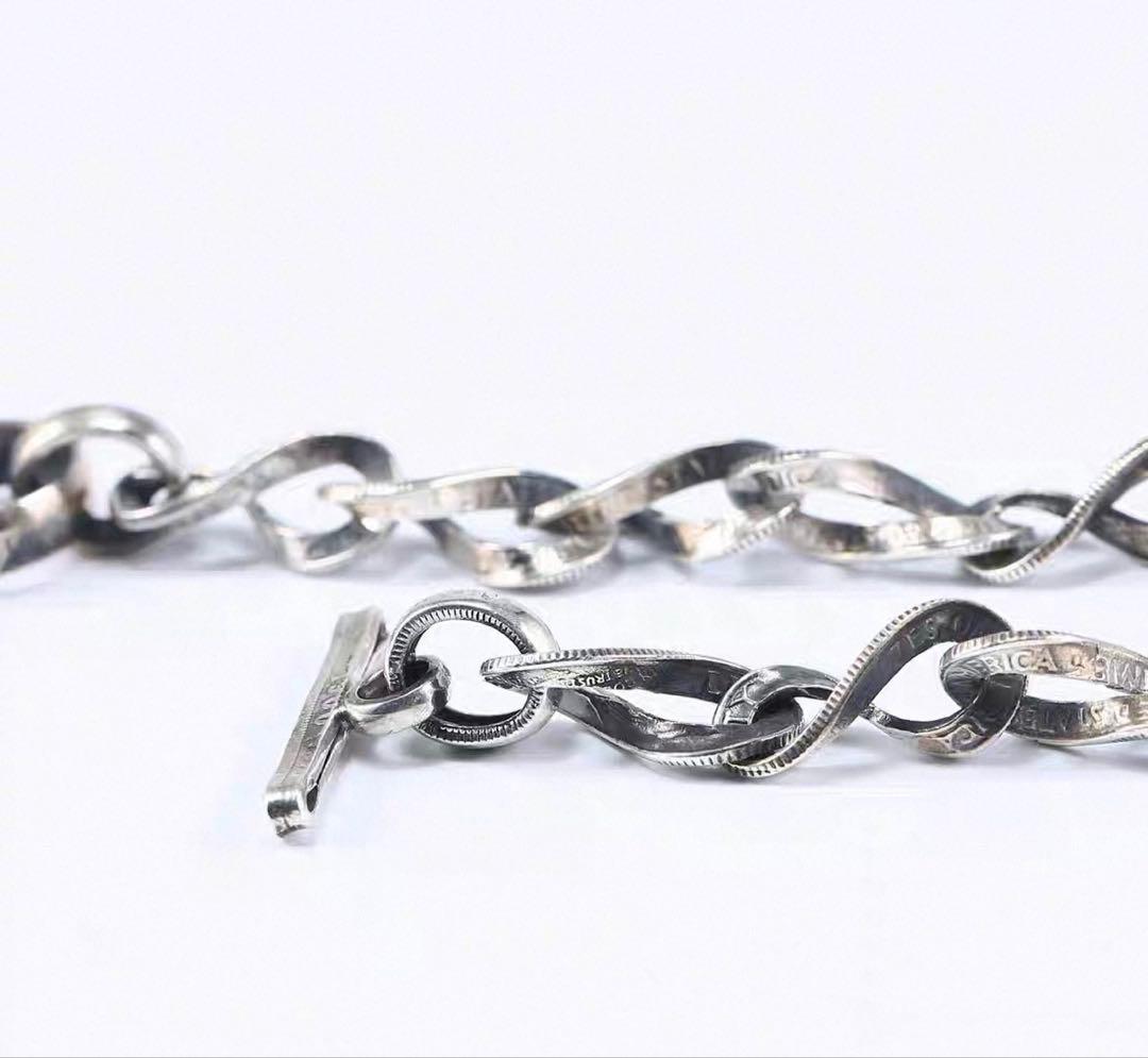 S925 ヴィンテージ モチーフ チェーンブレスレット