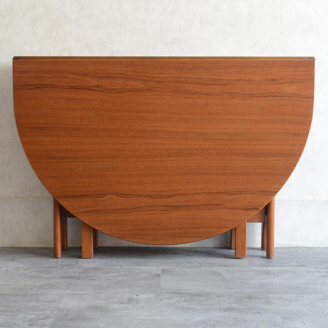 Jentique ヴィンテージ ゲートレッグ ダイニングテーブル オーバル