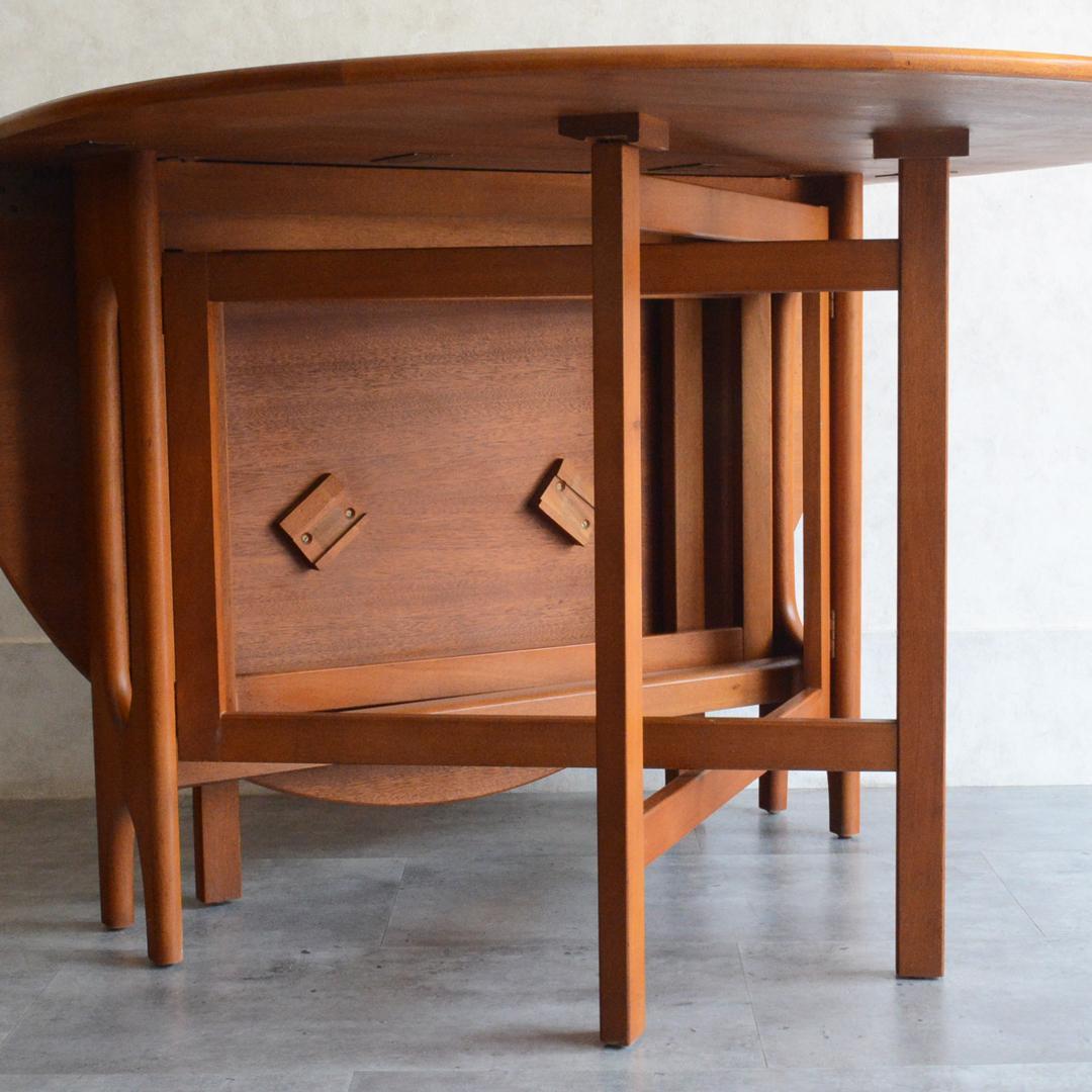 Jentique ヴィンテージ ゲートレッグ ダイニングテーブル オーバル