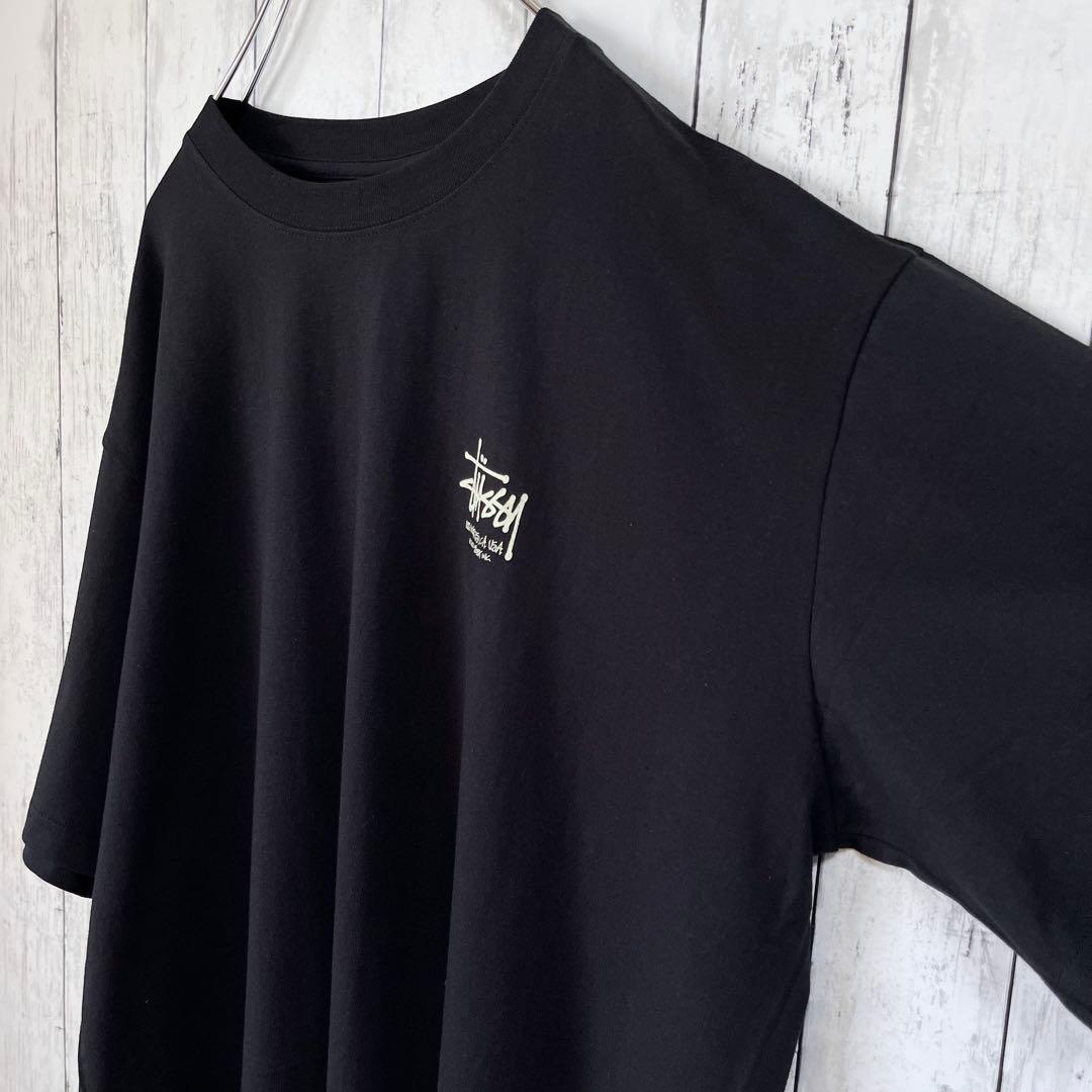 新品】【両面プリント】ステューシー DRAGON Tシャツ L ブラック