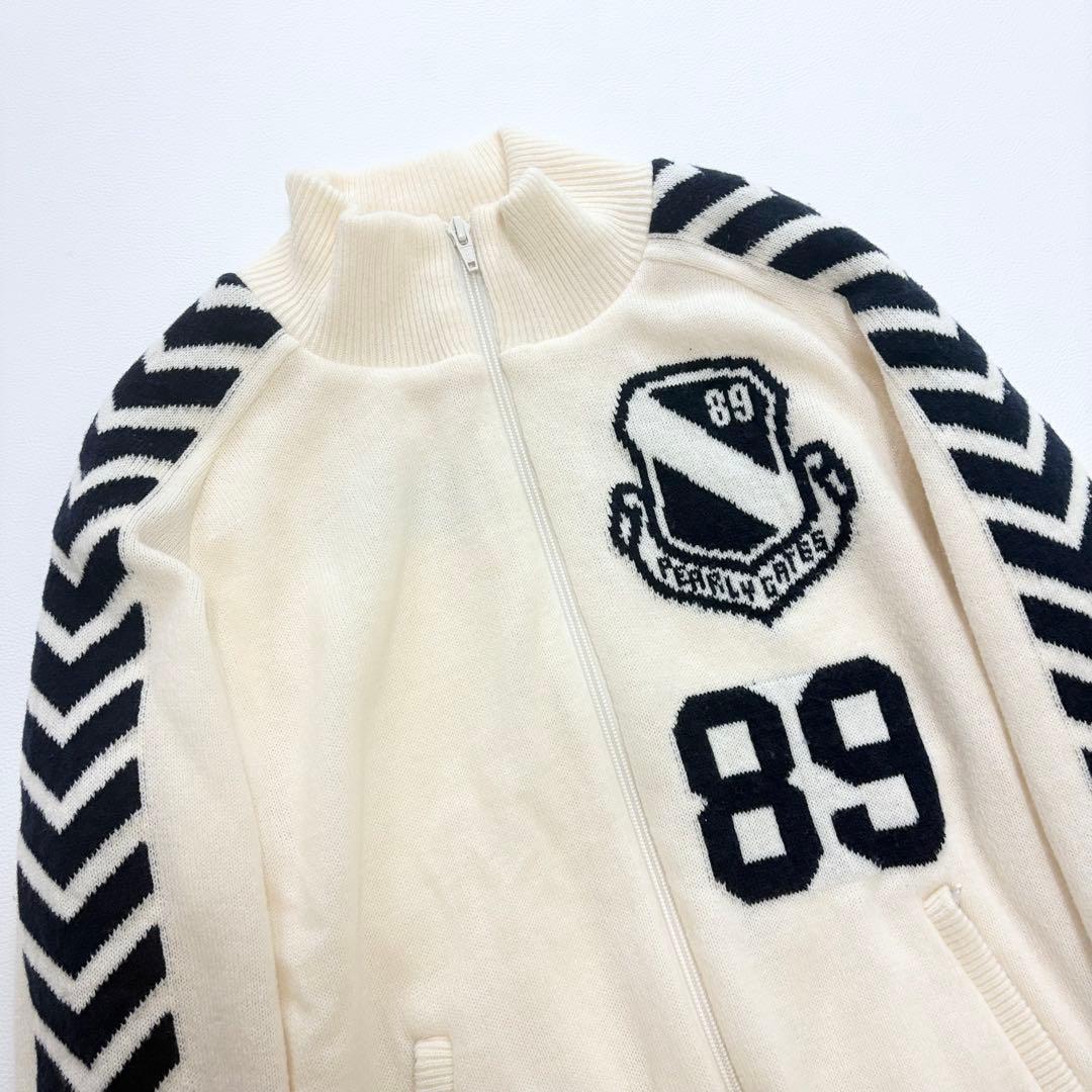 【極美品✨】パーリーゲイツ　ニットジャケット　ブルゾン　ジップアップ