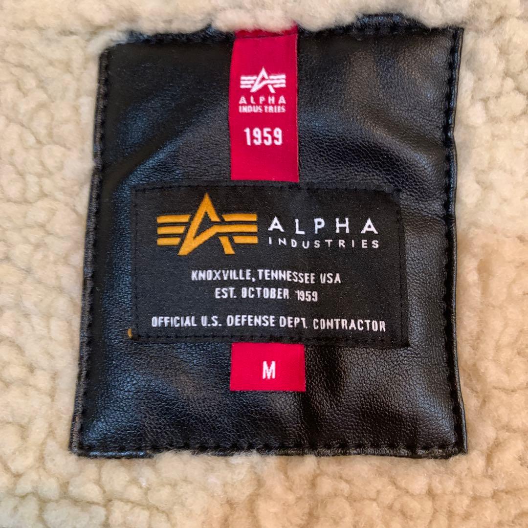 アルファ ムートンジャケット Mサイズ ALPHA INDUSTRIES