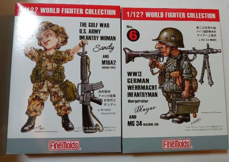 1/12 ワールドファイターコレクション 全7種