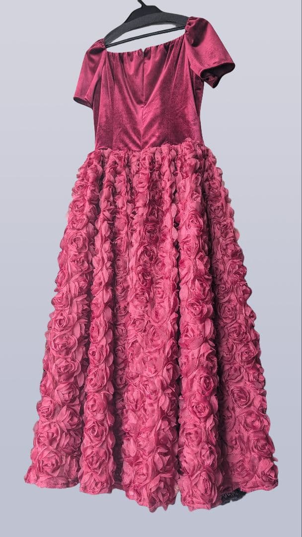 結婚式二次会パーティドレス バーガンディ ワインレッド オケージョン 新年会