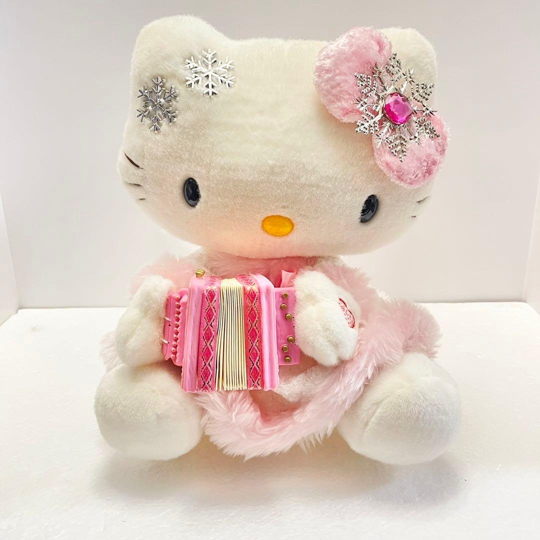ハローキティ　アコーディオン　人形　ぬいぐるみ　レトロ　希少　エンジェル