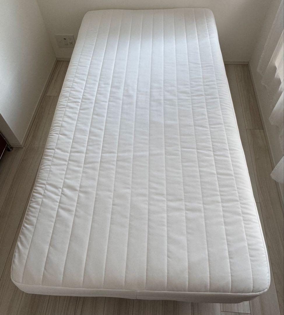 ✨美品✨ 無印良品 脚付マットレス　ポケットコイル　シングル　洗えるカバー