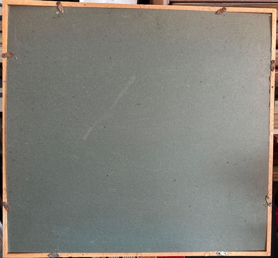 富士山と桜 油彩画“冬天到了，春天还会远吗？”