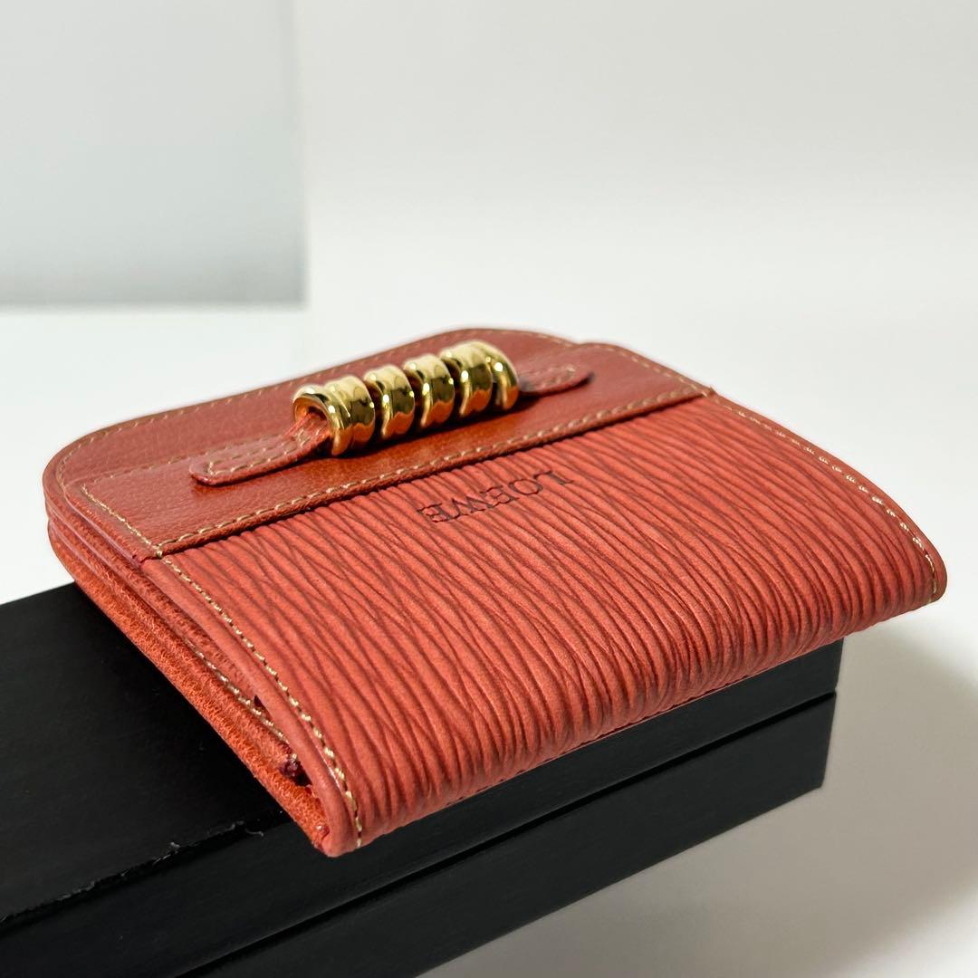 未使用品 LOEWE ロエベ ベラスケス レザー ケース パース