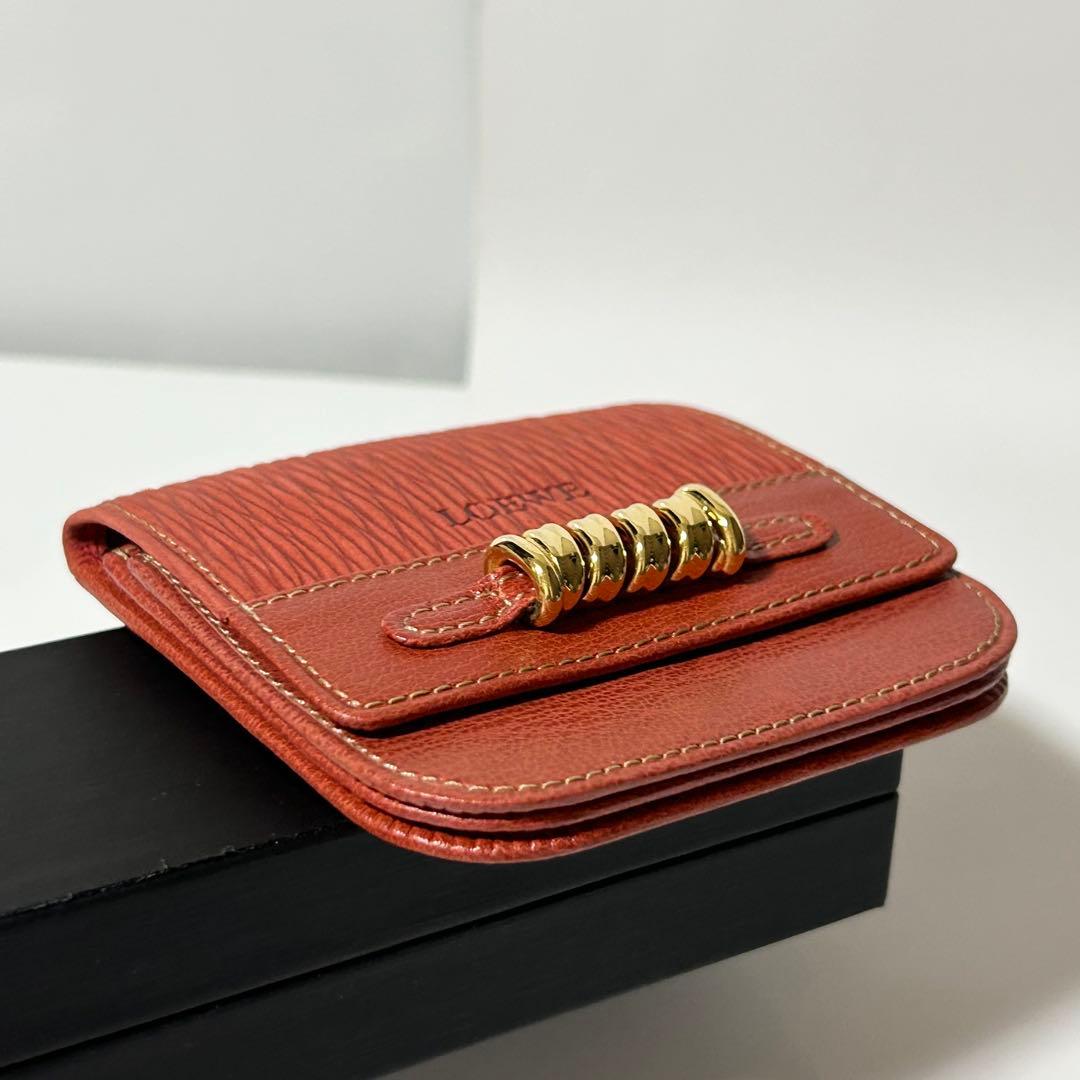 未使用品 LOEWE ロエベ ベラスケス レザー ケース パース