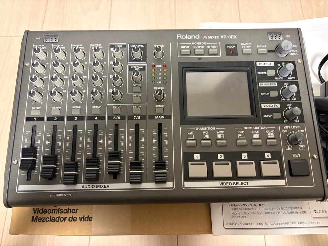 Roland VR-3EX AVミキサー｜ほぼ未使用｜リコール対応済｜完動品