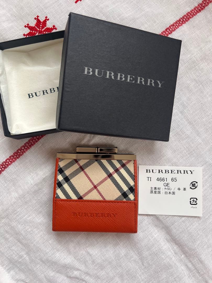 美品　BURBERRY ノバチェック　ケース 美品