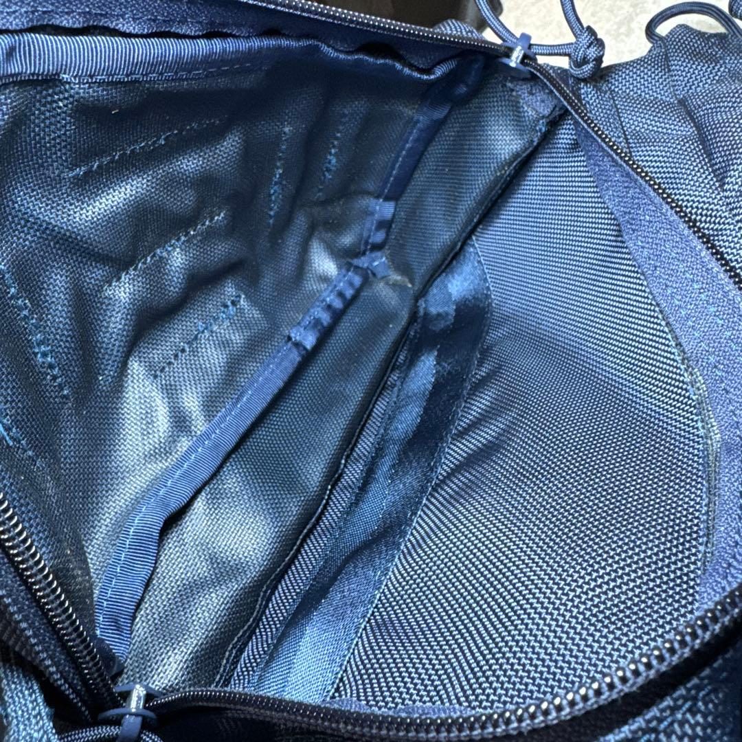 14 極美品　ブリーフィング　ビジネスバッグ　3way ブルー　ネイビー