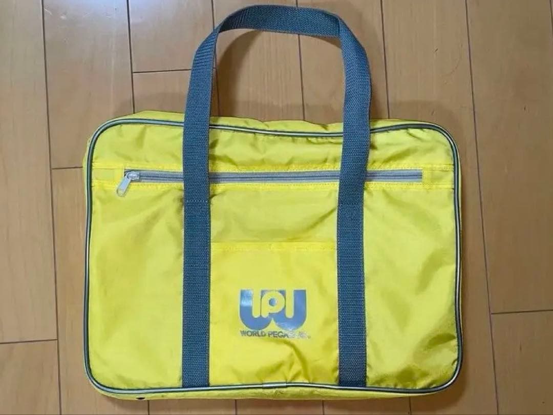 ワールドペガサススクールバッグ 黄色 旧ワッペ