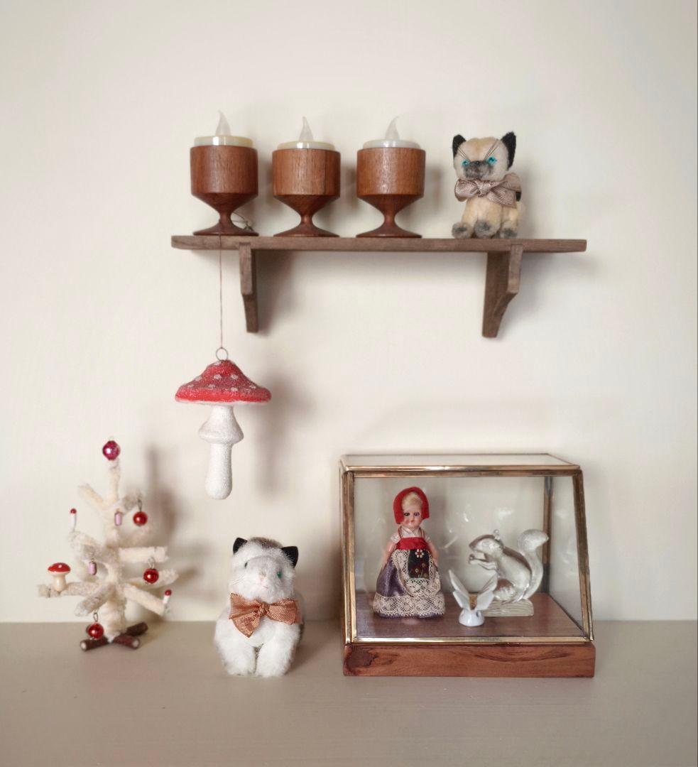 vintage glass figure ୨୧ * ガラスの リスさん - メルカリ