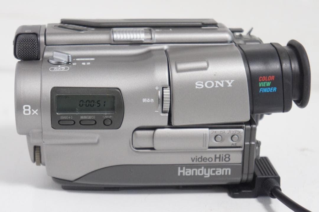 【再生OK】CCD-TR1 SONY Hi8ビデオカメラ　8mm 908