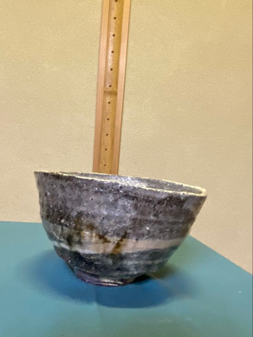 茶道具/茶碗 陶芸家 鯉江良二作品『茶盌 』共箱 卸売 工芸品 共箱 工芸