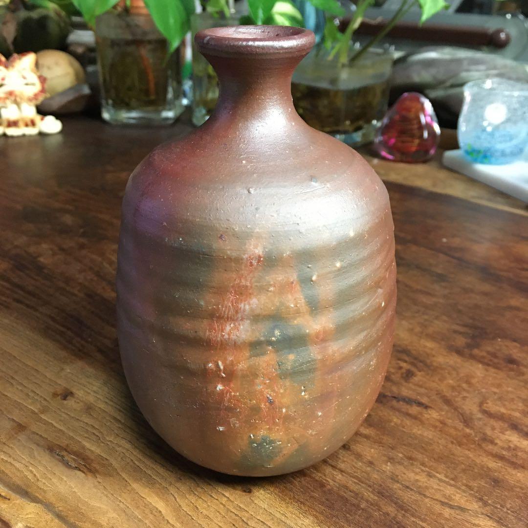 備前焼　山本出　県指定重要無形文化財　徳利　ぐい呑　酒呑　置物　父・山本陶秀