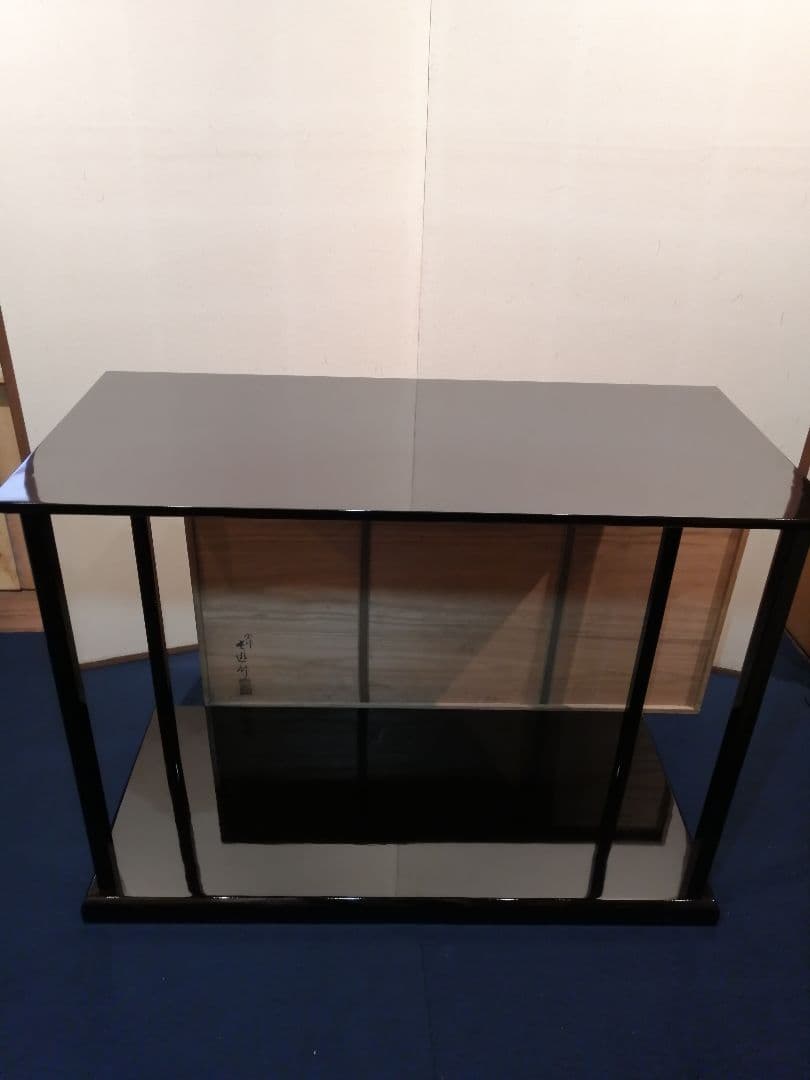 茶道具】黒台子 真塗黒真台子 裏千家 淡々斎箱・直判 塗師長