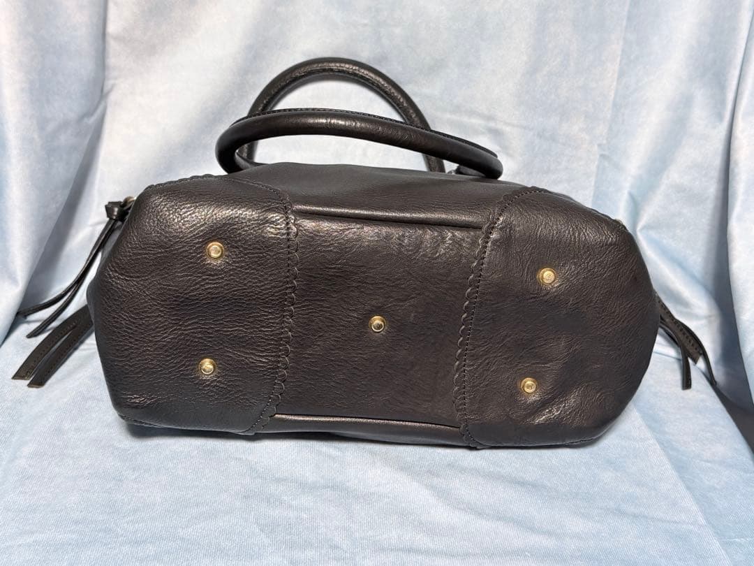 Vivienne Westwood レザーショルダーバッグ 黒