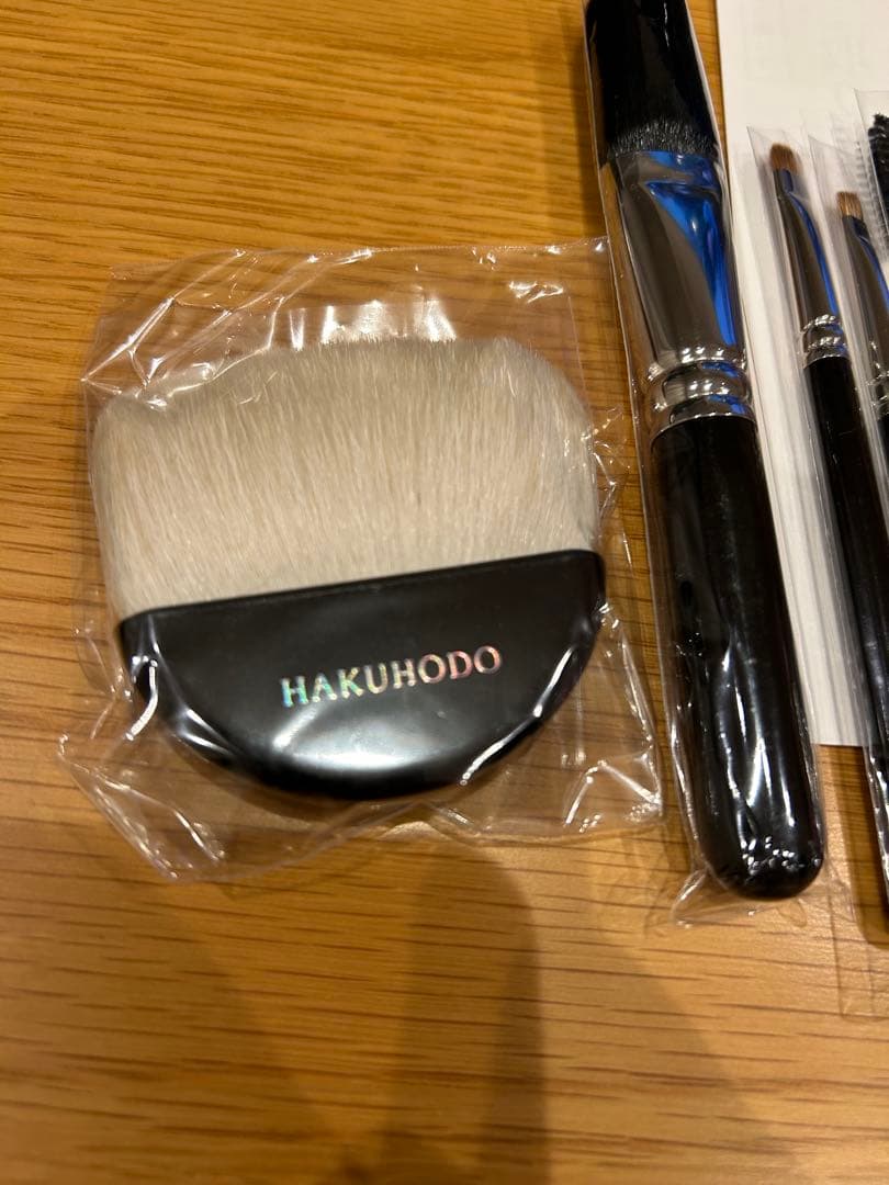 新品★白鳳堂　HAKUHODOフェイスブラシ　高級ブラシセット　8本ケース付