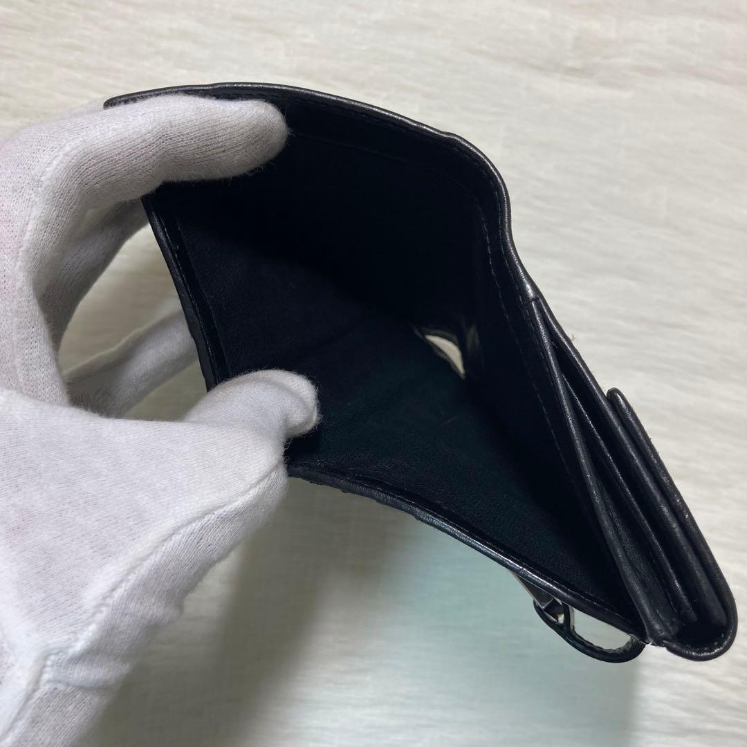 GUCCI グッチ　二つ折り　財布　レザー　ジャッキー　黒　折りたたみ　格安