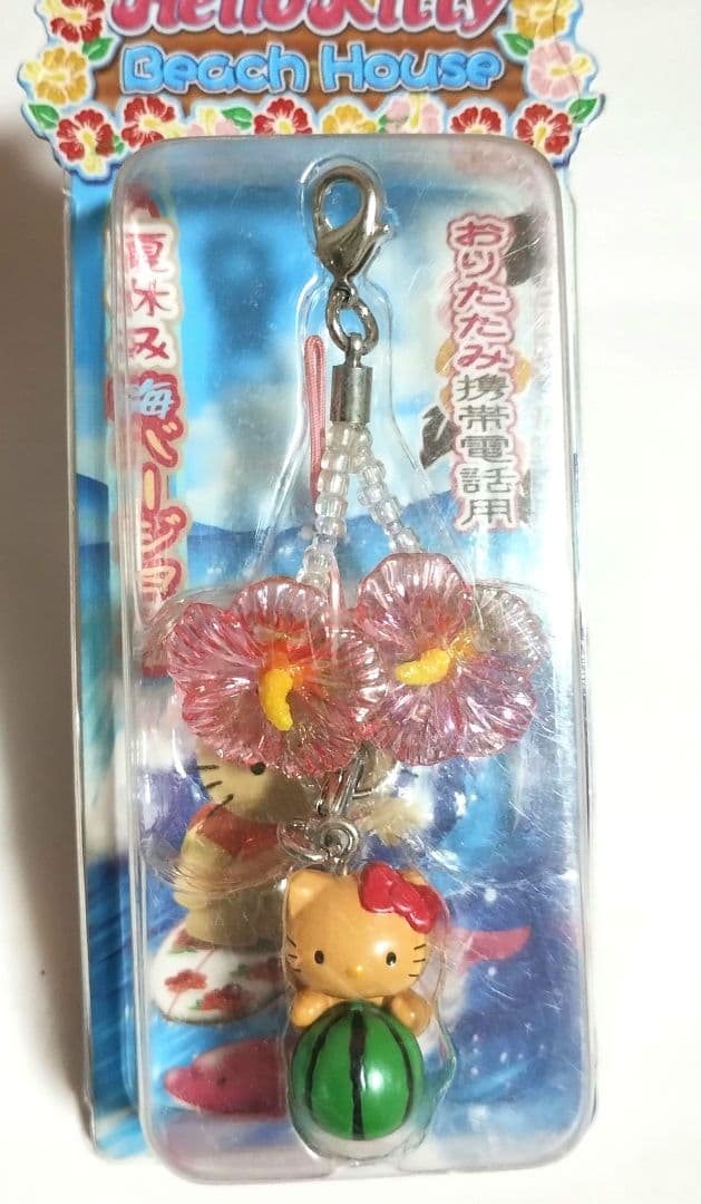 ハローキティ ご当地キティ夏休み海バージョンストラップ 日焼け