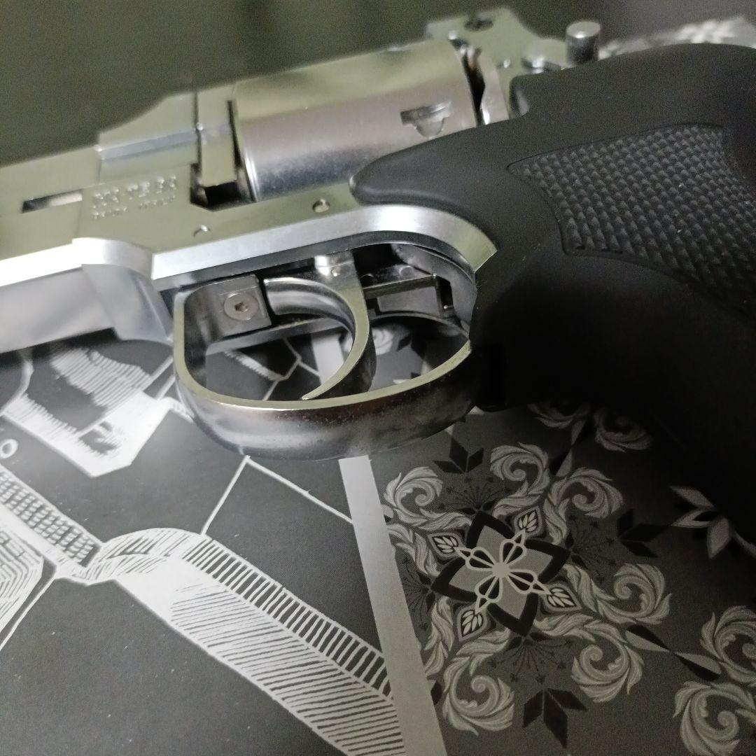 メントス【マルシン】マテバリボルバー 4インチ ガスガン シルバー