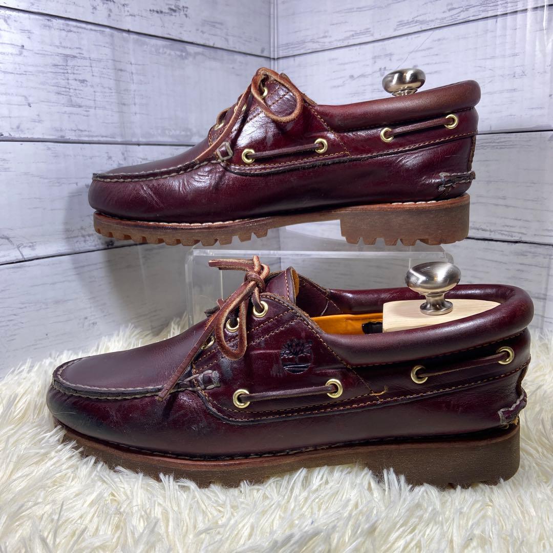 美品✨ティンバーランド✨3eye クラシックラグ デッキシューズ モカシン 本革