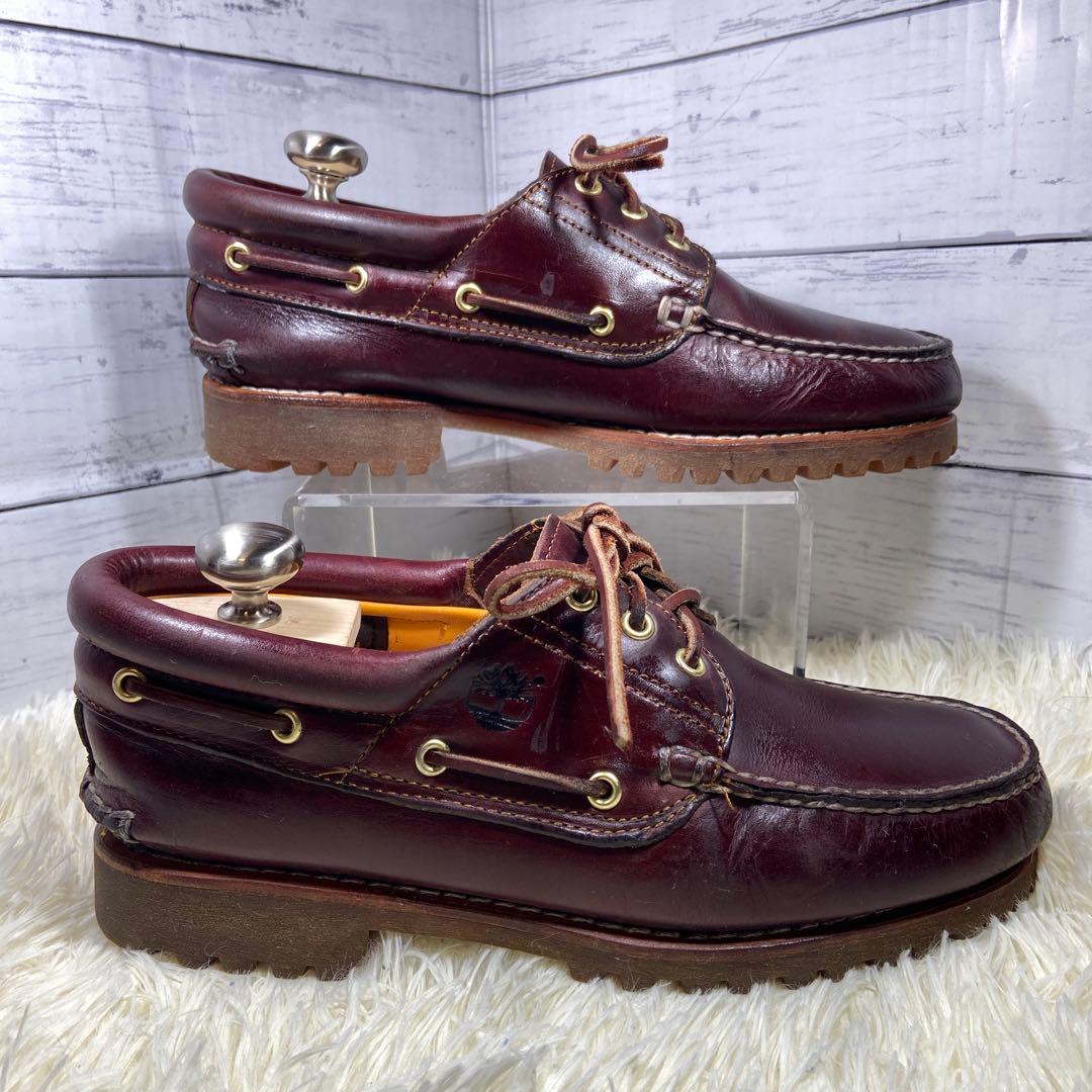 美品✨ティンバーランド✨3eye クラシックラグ デッキシューズ モカシン 本革