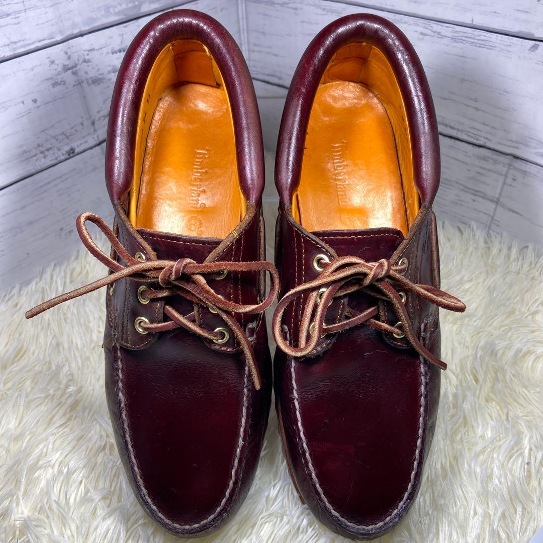 美品✨ティンバーランド✨3eye クラシックラグ デッキシューズ モカシン 本革