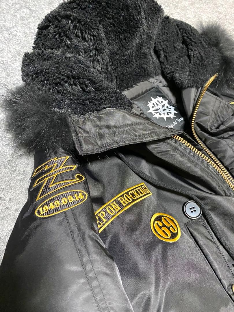 矢沢永吉 N3B ダウン ジャンパー アウターL 入手困難 矢沢永吉 N3B