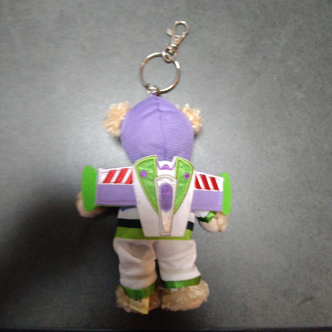 ダッフィー バズ・ライトイヤー 香港ディズニーランド ぬいぐるみキー