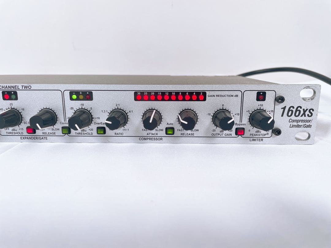【良品】 dbx 166xs ステレオ コンプレッサー リミッター ゲート