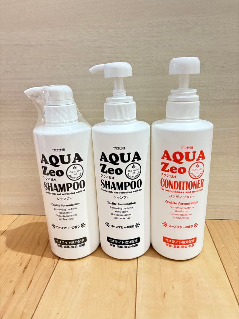 アクアゼオ AQUA ZEO シャンプー リンス セット アクアゼオシャンプー/コンディショナー500ml | Ohana with's STORE