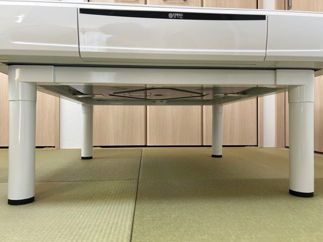 ALBAN 全自動麻雀卓　スリムＰ＋座卓タイプ（ホワイト）