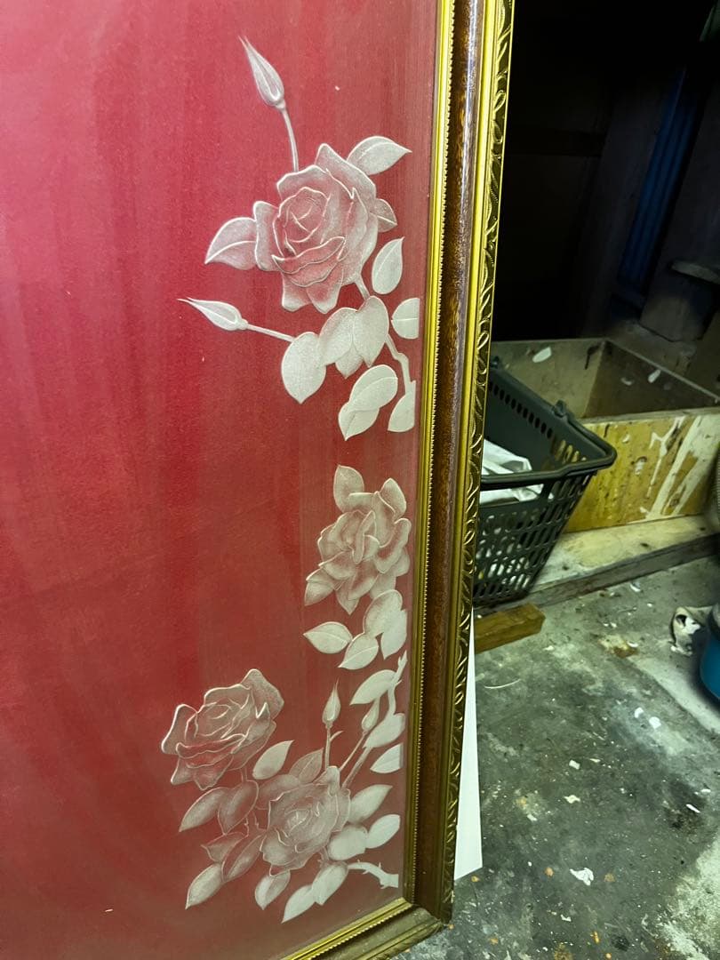 ガラス絵画(値段仮設定・値段交渉可能)