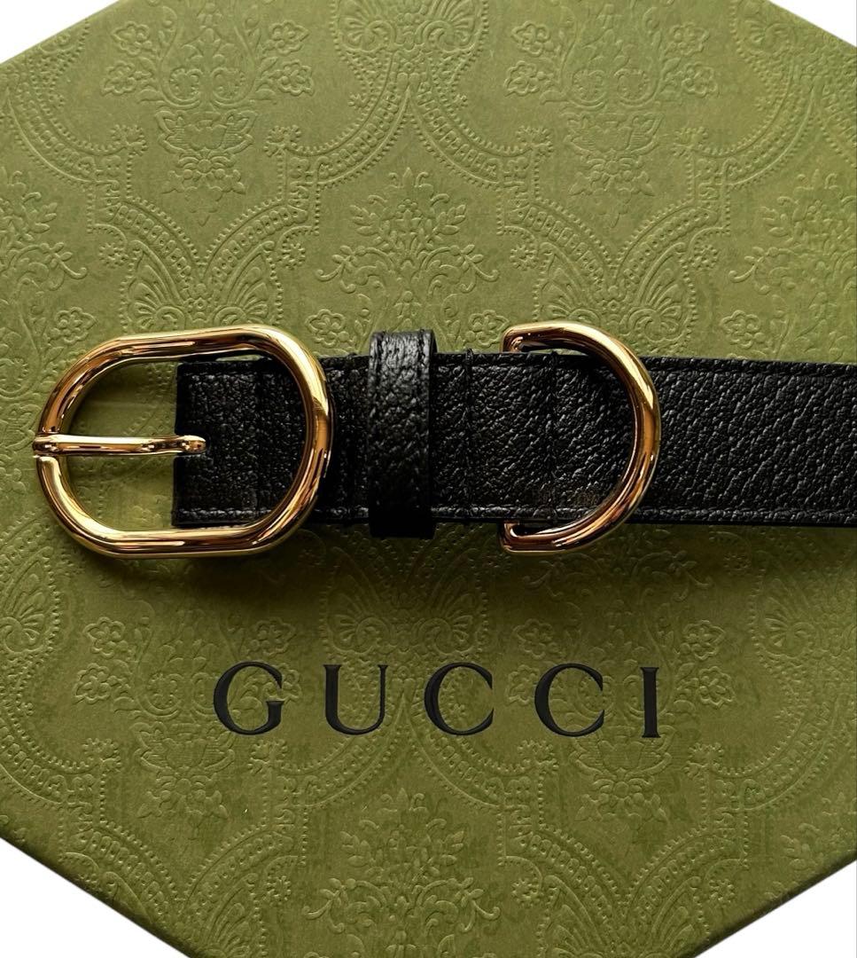 新品 GUCCI インターロッキングG ラージ ペット 愛犬 首輪 レザー L