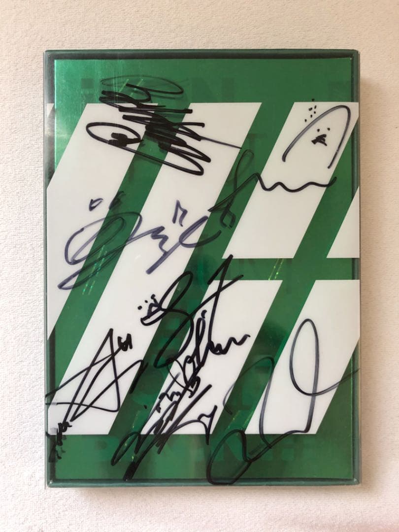 iKON 全員直筆サイン入りデビューフルアルバム写真、ポストカード付き