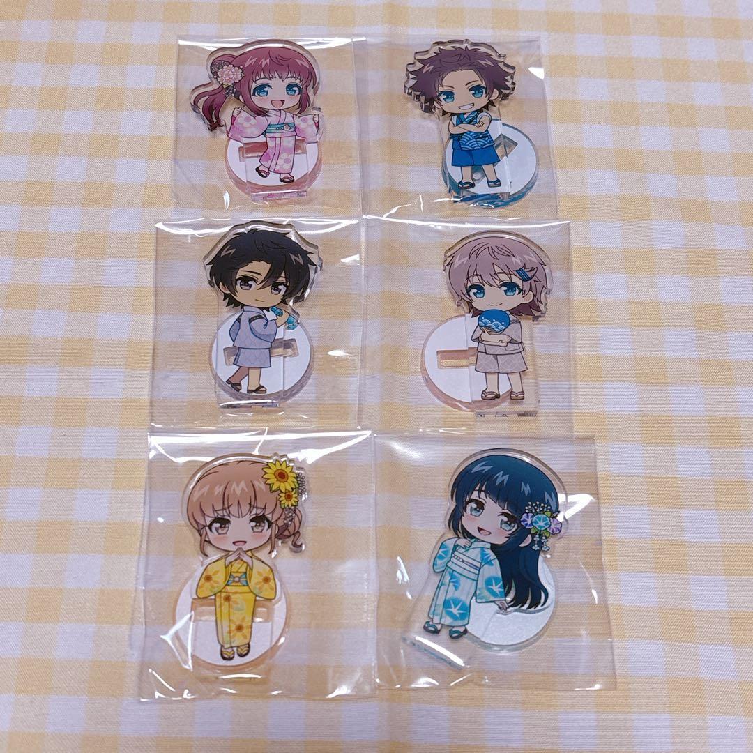 凪のあすから 熊野市 宿泊特典 凪あす 限定 浴衣 アクリルスタンド 6点