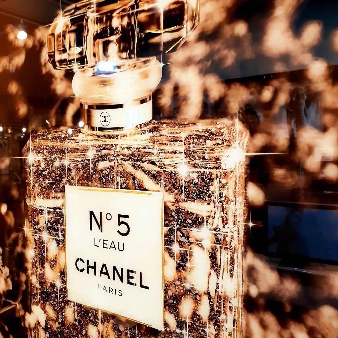 輸入雑貨ミラーアートパネル『CHANELI』特殊強化ガラス仕様200cm