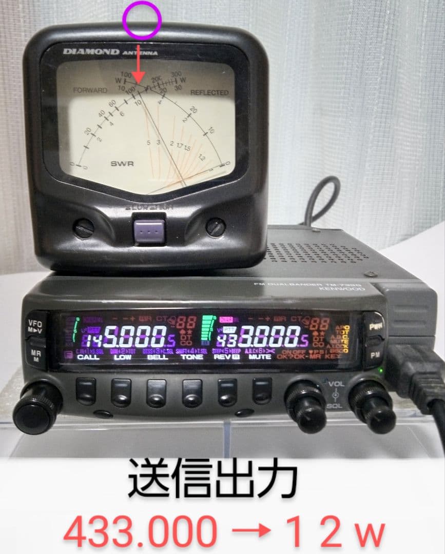 ケンウッド製 TM-733G (145/433) 10 w機 動作品 - メルカリ