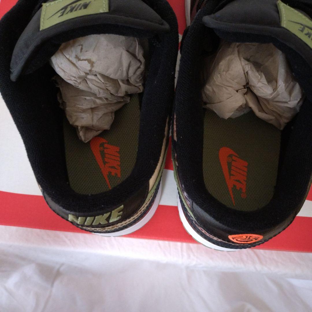 NIKE DUNK LOW SE BLACK MULTI CAMO　28cm