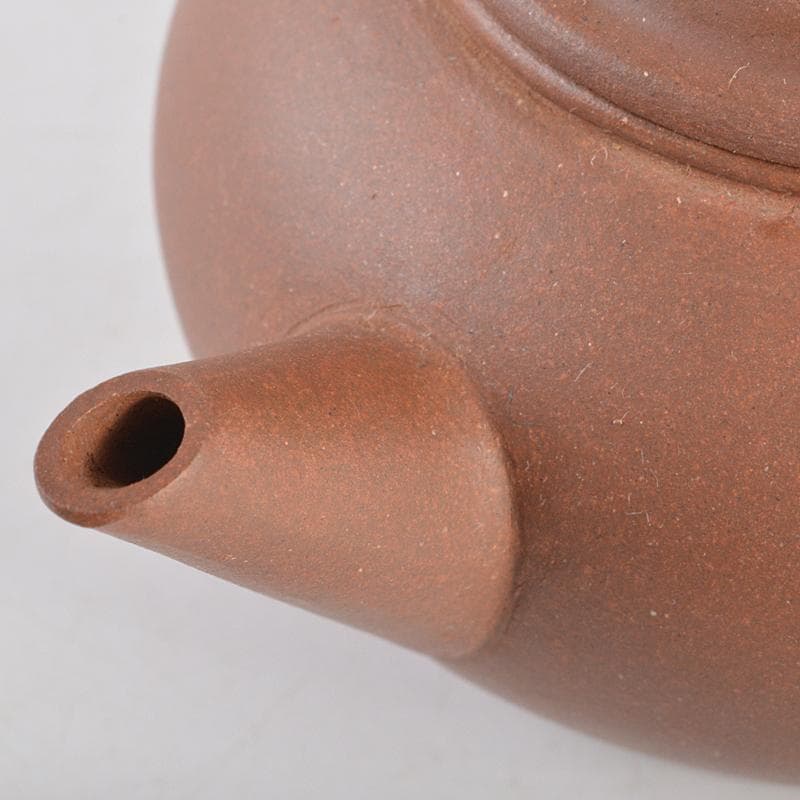 中国　中国宣興銘　紫砂　朱泥　急須　茶壷　D　R7199