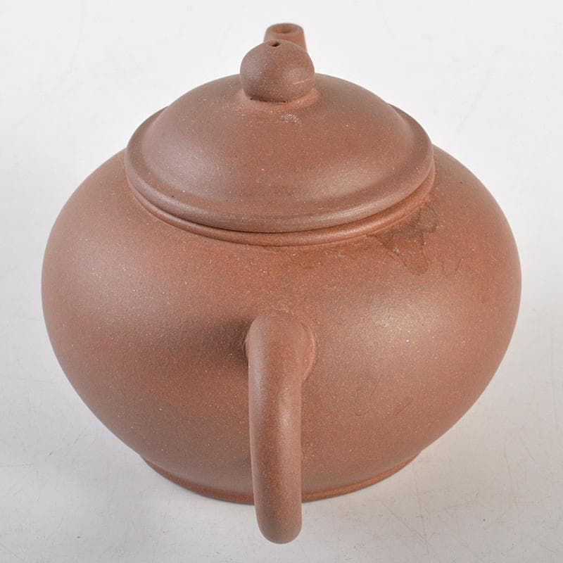 中国　中国宣興銘　紫砂　朱泥　急須　茶壷　D　R7199